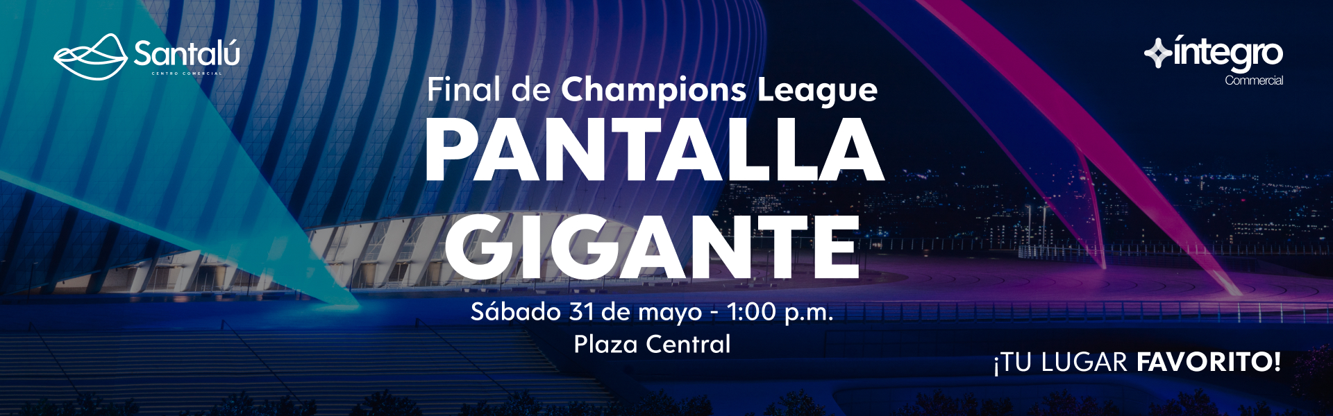 Portada Web Final Champions League Santalu - Home