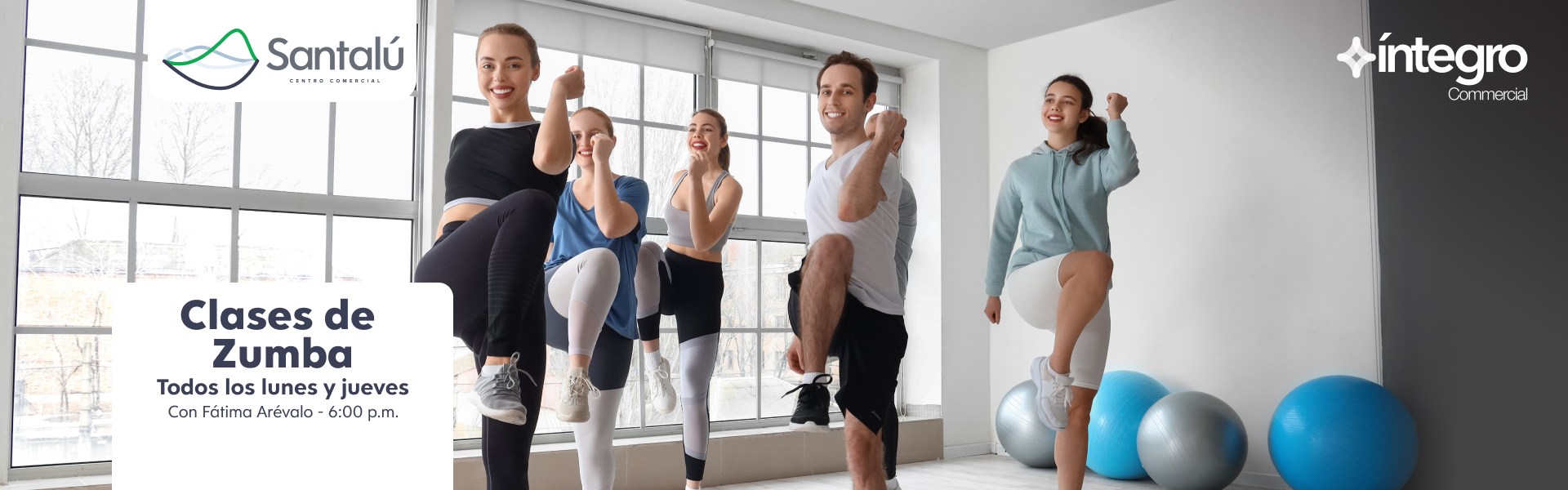 Pagina Web Clases de zumba Santalu - Home