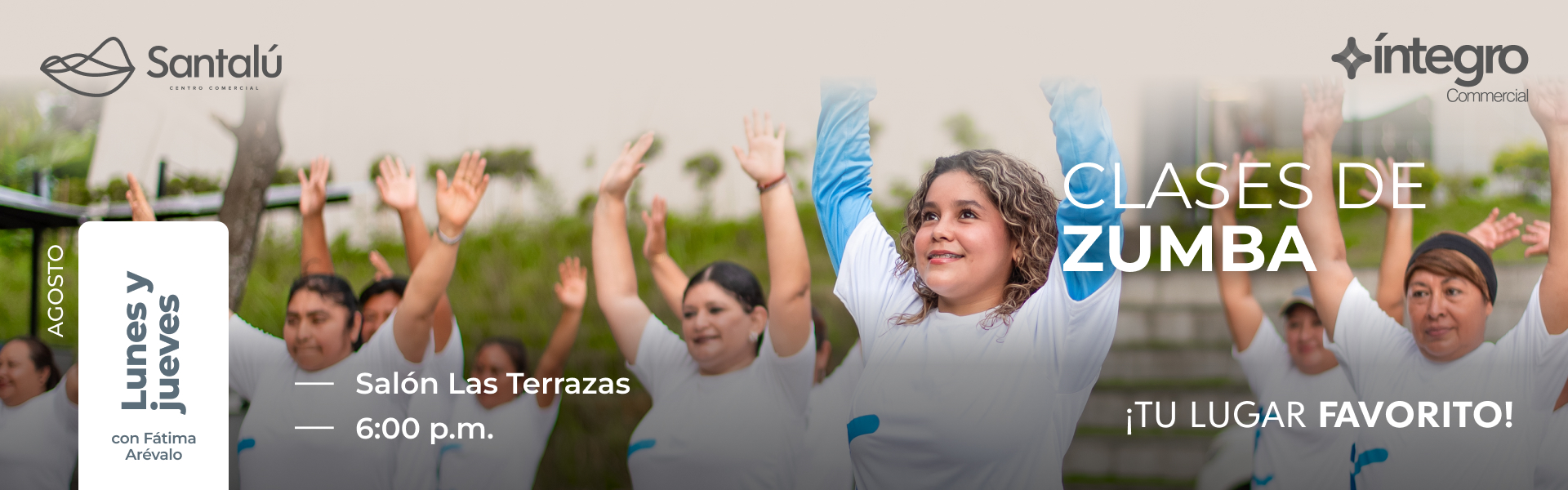 Pagina Web Clases de zumba Santalu - Home